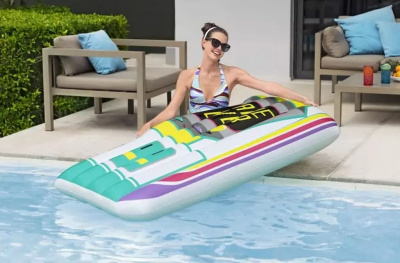 Надувной матрас для плавания 181x112см, до 100 кг Bestway Aqua Arcade 43851