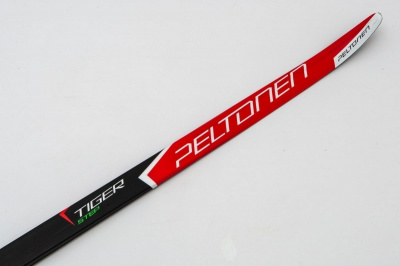 Лыжи Комплект STC 148 STEP Tiger red/black c универс. креплением "Цикл" с палками 100 см 36965