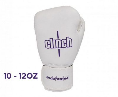 Перчатки боксерские Clinch Undefeated C161 белый