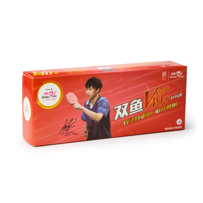 Мяч для настольного тенниса Double Fish 3*** , профессиональный. ITTF Approved, 10шт V111F10 белый