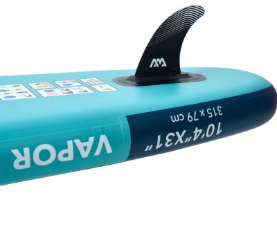 SUP-доска 315х79х15см, насос, весло, лиш, киль, ремнабор, сумка, до 140кг Aqua Marina Vapor Aqua Splash BT-23VAP