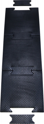 Коврик резиновый 500х500х30 мм, черный Profi-Fit
