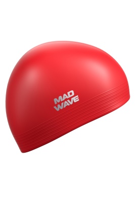 Латексная шапочка Mad Wave Solid Soft M0565 02 0 05W красный