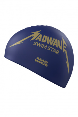 Силиконовая шапочка Mad Wave Swimstar M0555 33 0 03W темно-синий