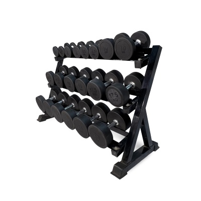 Стойка для гексагональных гантелей UnixFit DumRack Hexagon PRO (300 кг) DBRKHEXPBK300