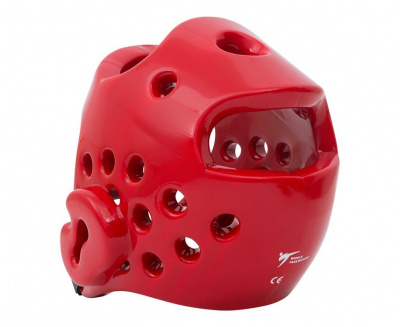 Шлем для тхэквондо Adidas Head Guard Dip Foam WT красный adiTHG01