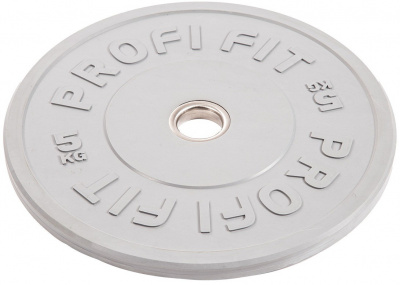 Диск для штанги каучуковый, цветной, d51 5кг Profi-Fit