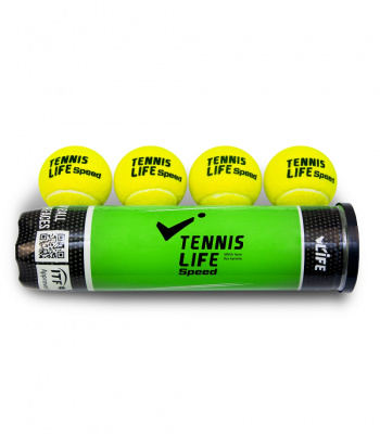 Теннисные мячи \4 мяча в банке\ 96 мячей в коробке Tennis Life SPEED TZ2