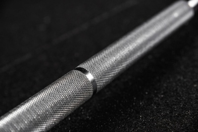 Гриф L2200 D50мм YouSteel Powerlifting bar 20kg, хром + хром