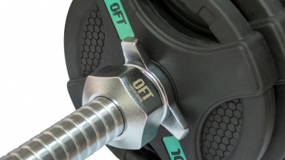 Замки для пауэрлифтинг грифа Original Fit.Tools премиальные FT-CLWPB