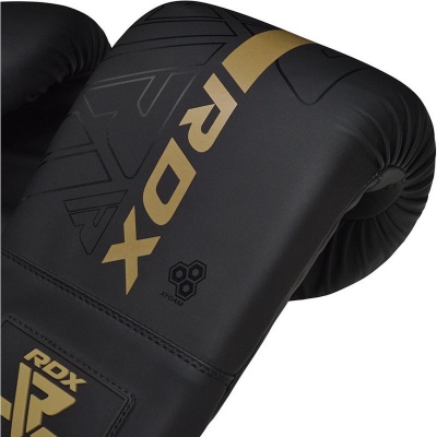 Перчатки снарядные RDX F6 BMR-F6MGL черный\золотой матовый