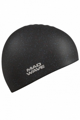 Шапочки для плавания Mad Wave Recycled M0536 01 0 00W черный