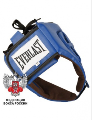 Шлем для любительского бокса Everlast Amateur Competition PU син.
