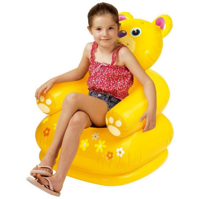 Надувное детское кресло Веселые животные 3-8 лет, 2 вида Intex 68556
