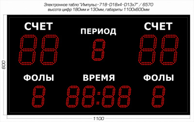 Табло универсальные Импульс 718-D18x4-D13x7