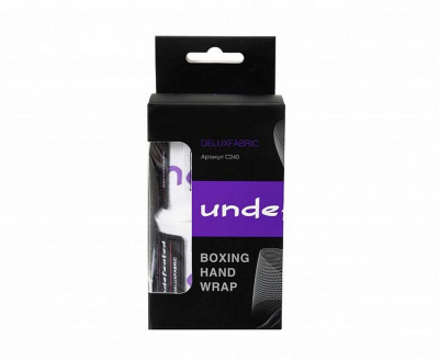 Бинты боксерские, длина 4,5 м Clinch Boxing Hand Wrap Undefeated C240 белый