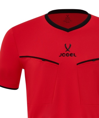 Футболка судейская Jogel DIVISION PerFormDRY Referee SS Tee 2.0, красный
