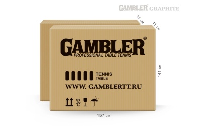 Стол теннисный Gambler Graphite GTS-9
