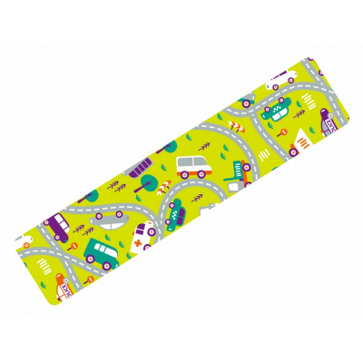 Кинезио тейп BBalance KIDS 5x500 см Машинки лайм