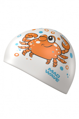 Юниорская силиконовая шапочка Mad Wave Crab M0574 06 0 00W