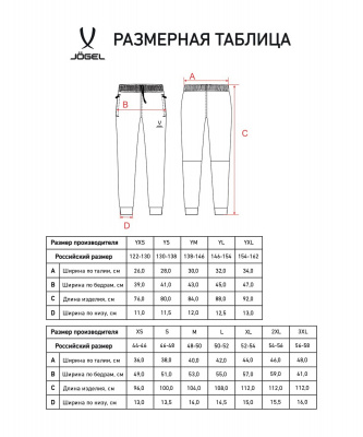 Брюки Jogel ESSENTIAL Athlete Pants, черный