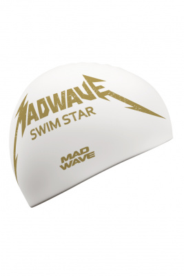 Силиконовая шапочка Mad Wave Swimstar M0555 33 0 02W белый