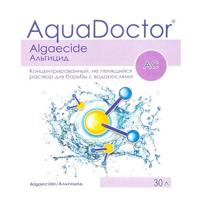 Альгицид непенящийся, жидкость для борьбы с водорослями (AC/30L) AquaDoctor 30л канистра AQ15355