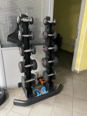 Стойка дляхранения 10-ти пар хромированных гантелей Aerofit AFDR110