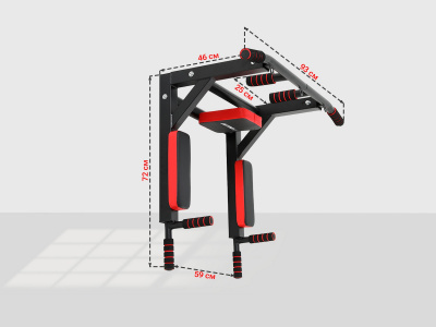 Турник настенный 3 в 1 UnixFit PULL UP 200 BSPU200