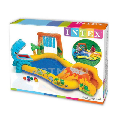 Игровой центр Intex Динозавр 249х191х109 см 57444