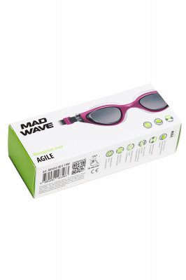Очки для плавания юниорские Mad Wave Agile M0434 08 0 19W Пурпурный