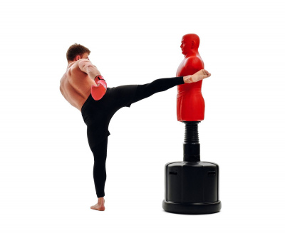 Манекен DFC Boxing Punching Man-Medium TLS-BHR красный