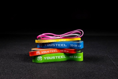 Петля двухцветная YouSteel 44мм, серый+зеленый