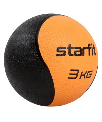 Медбол высокой плотности 3 кг Star Fit GB-702 оранжевый