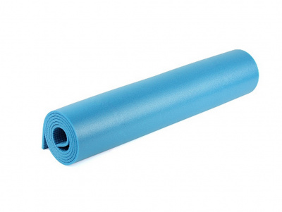 Коврик для спорта 140x50x0,5см Fitness, голубой