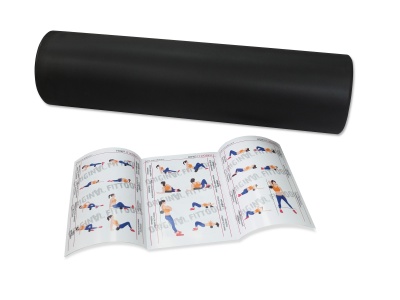 Цилиндр для пилатес EVA 60 см премиум (высокая плотность) Original Fit.Tools FT-YGR-60-15-H