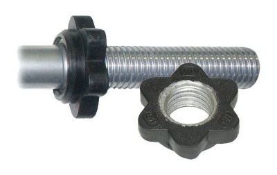 Гриф MB Barbell 1800 мм d 25 замок гайка Вэйдера MB-BarM25-1800B